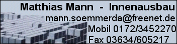 Matthias Mann - Innenausbau - Decke Wand Boden